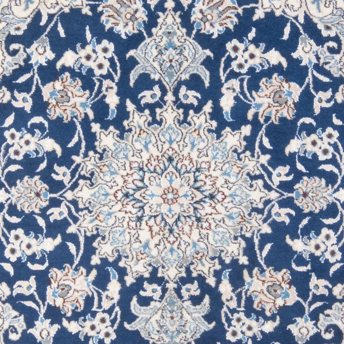 Tapis persan - Nain - Royal - 203 x 144 cm - bleu