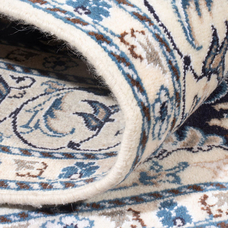 Tapis persan - Nain - Royal - 203 x 144 cm - bleu