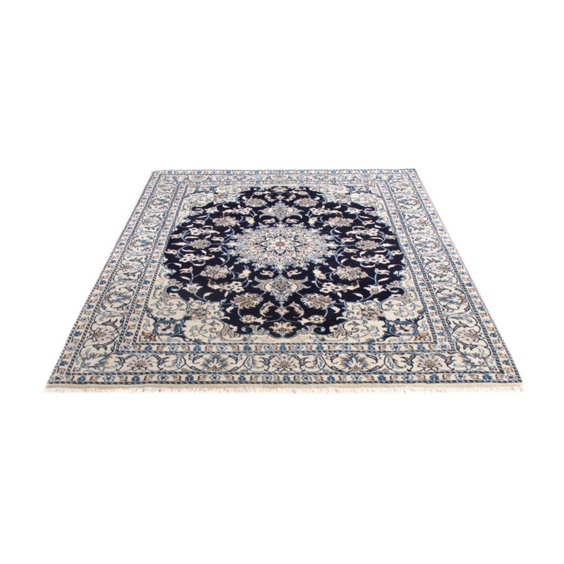 Tapis persan - Nain - Royal - 203 x 144 cm - bleu