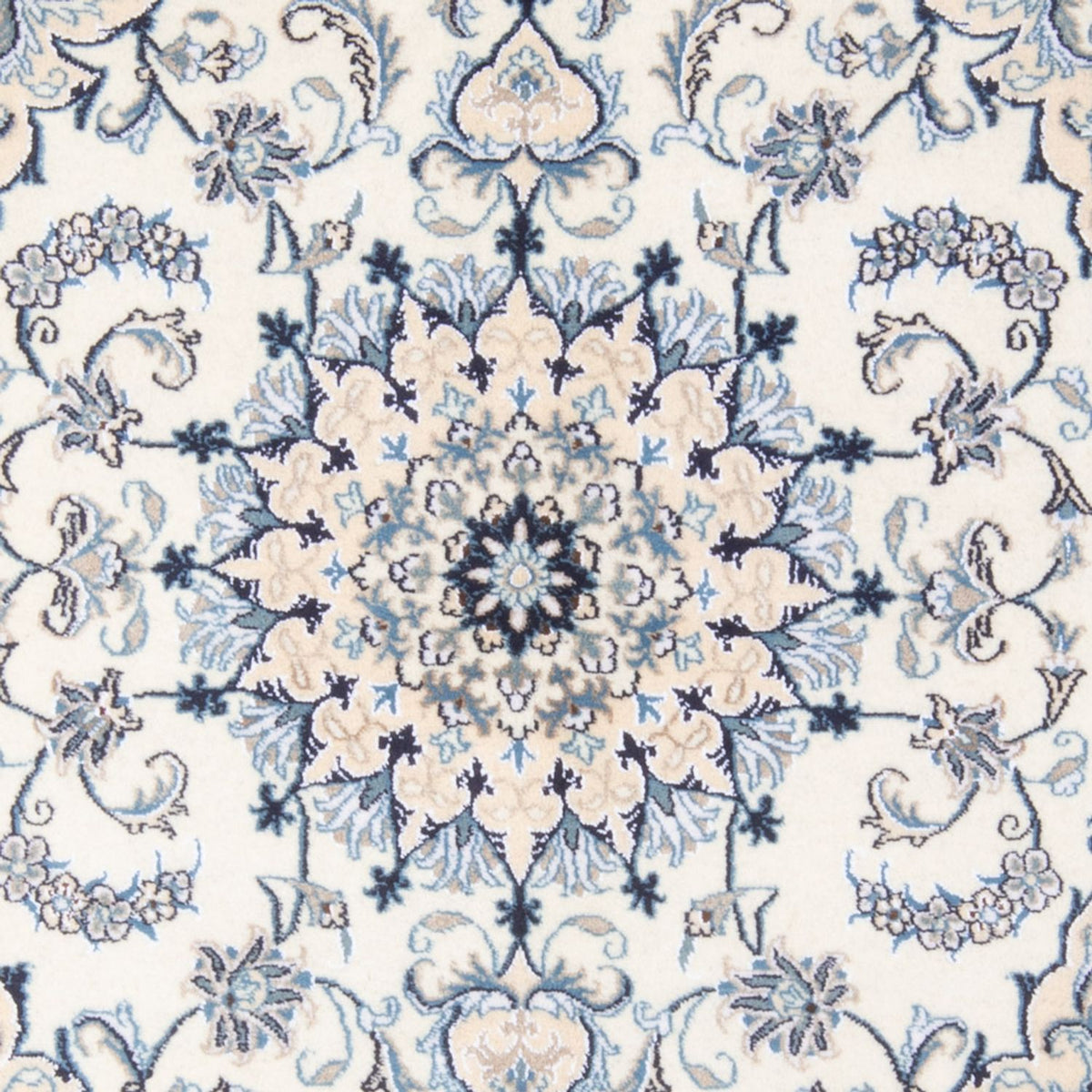 Tapis persan - Nain - Royal - 200 x 148 cm - crème
