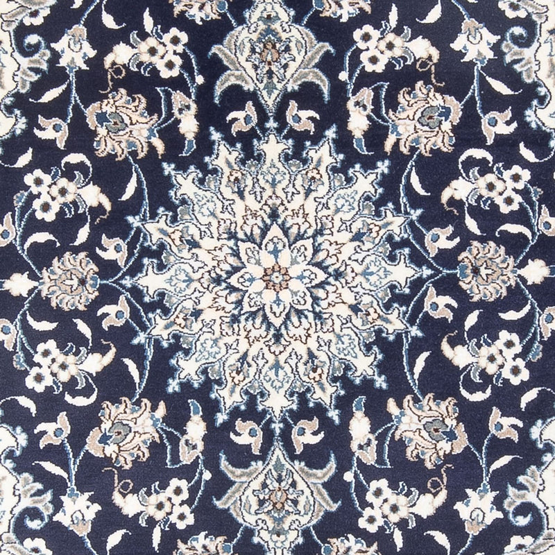 Tapis persan - Nain - Royal - 203 x 147 cm - bleu foncé