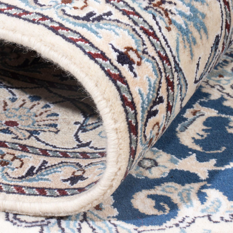 Tapis persan - Nain - Royal - 200 x 150 cm - bleu