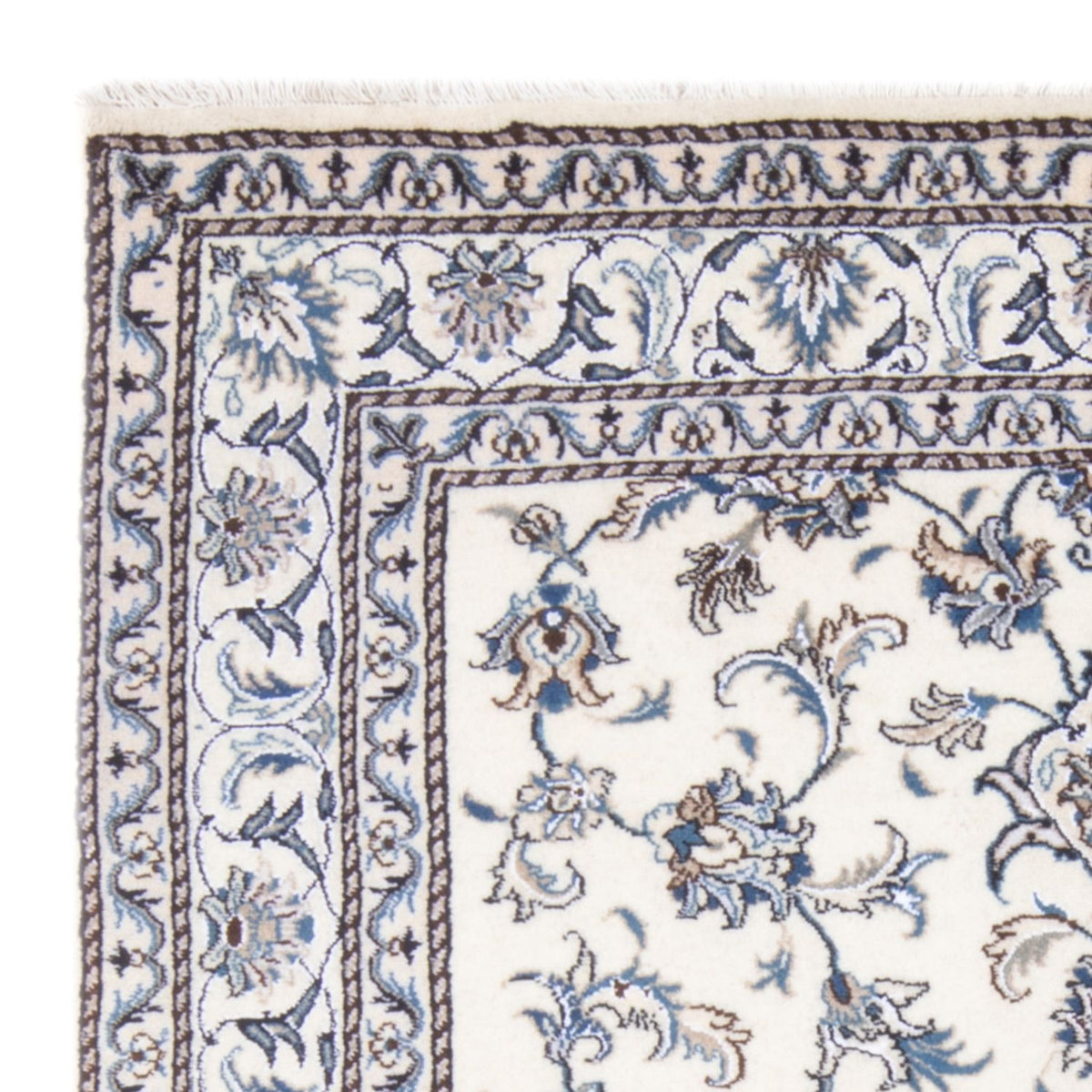 Tapis persan - Nain - Royal - 205 x 145 cm - crème