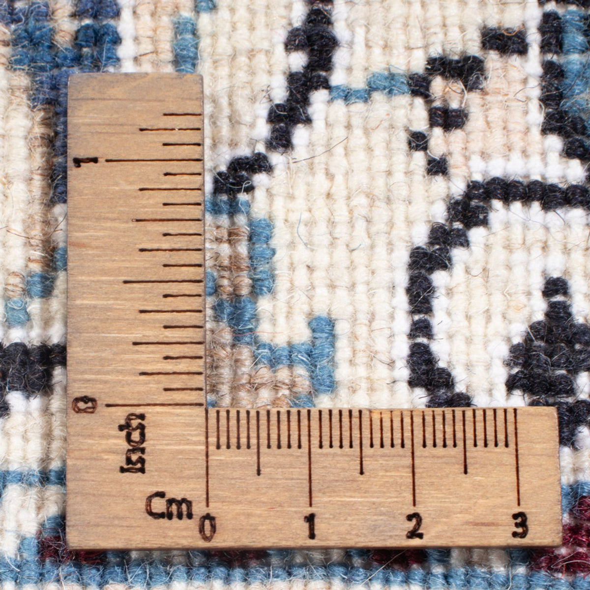 Tapis persan - Nain - Royal - 201 x 145 cm - bleu foncé