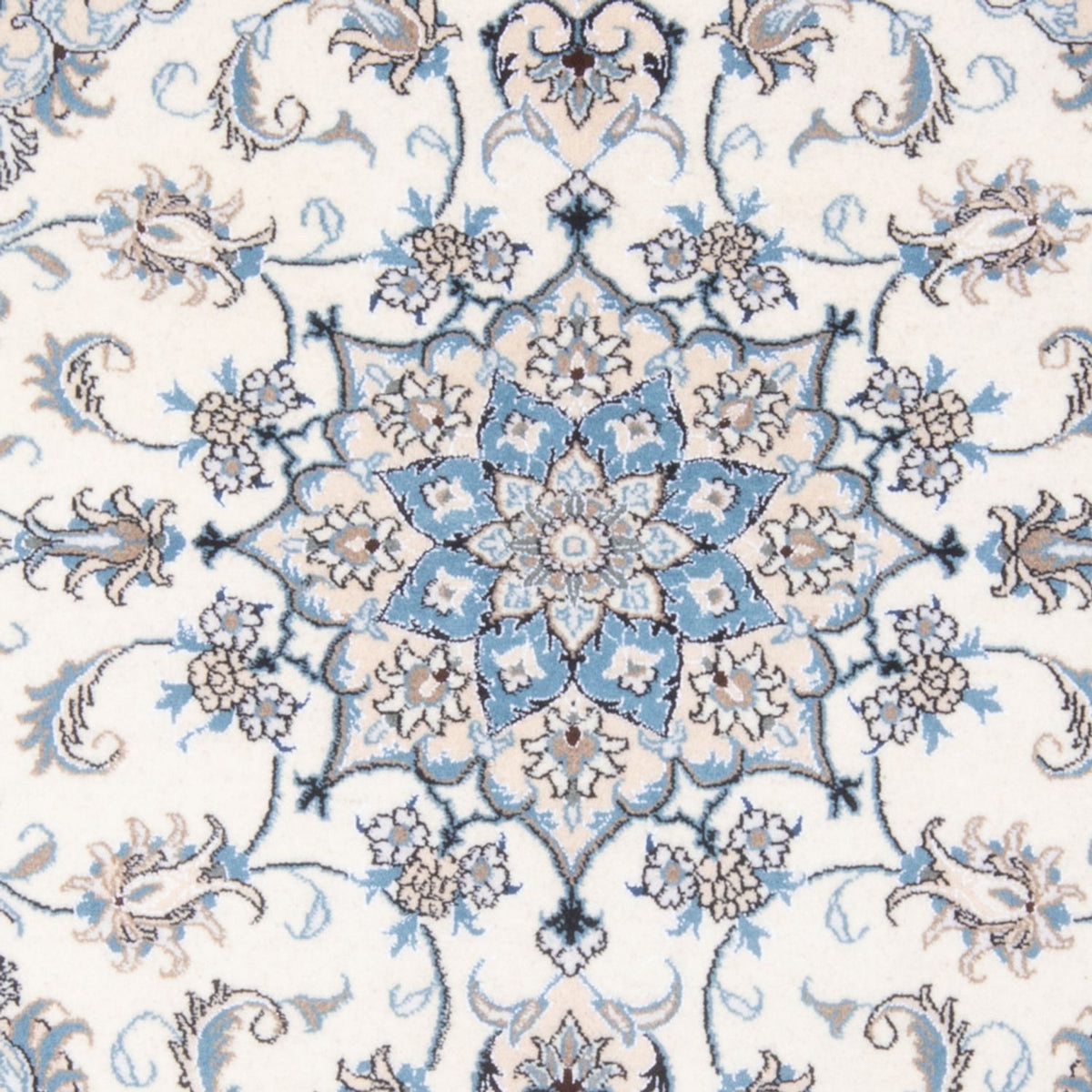 Tapis persan - Nain - Royal - 198 x 148 cm - crème