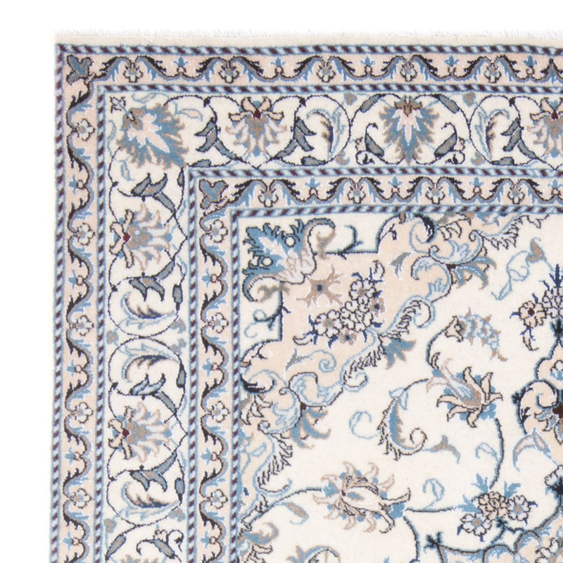 Tapis persan - Nain - Royal - 198 x 148 cm - crème