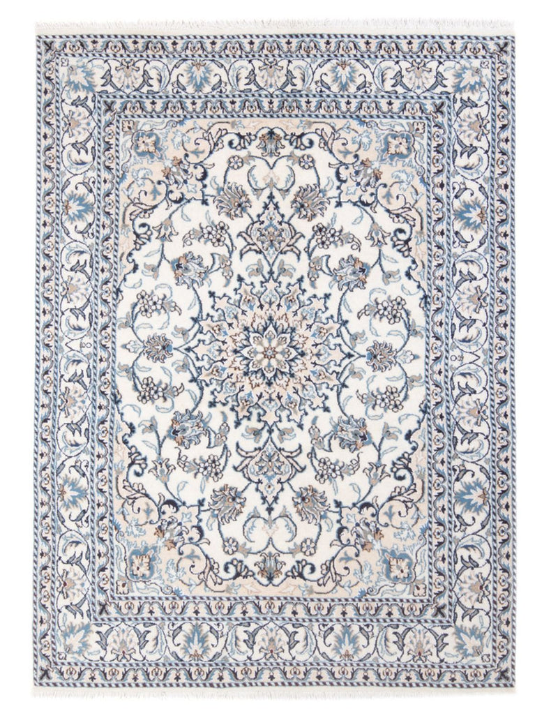 Tapis persan - Nain - Royal - 212 x 146 cm - crème
