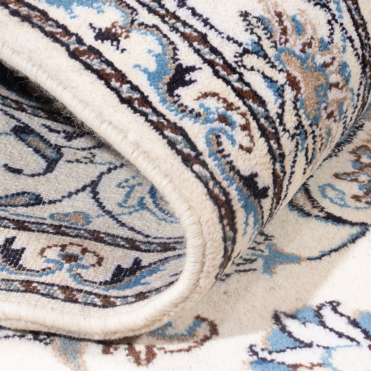 Tapis persan - Nain - Royal - 212 x 146 cm - crème