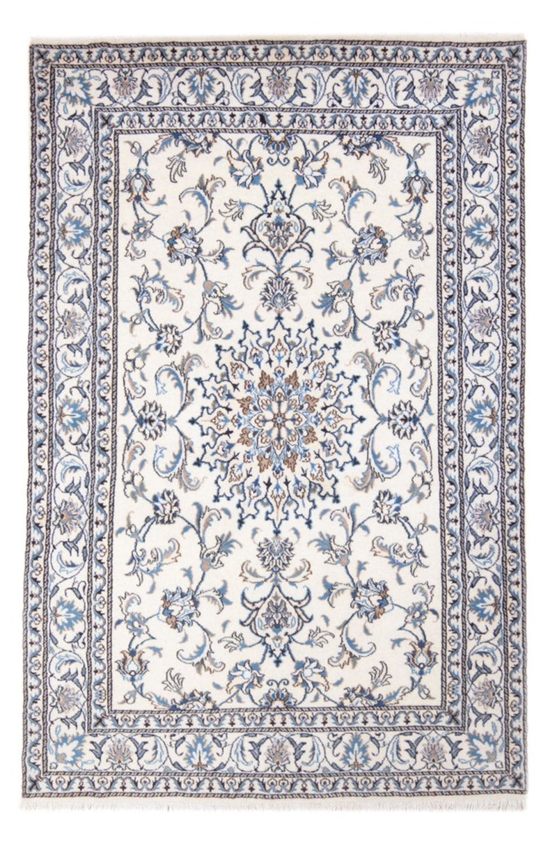 Tapis persan - Nain - Royal - 204 x 147 cm - crème