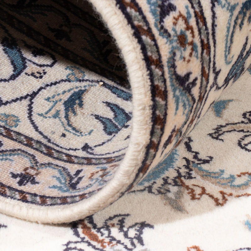 Tapis persan - Nain - Royal - 204 x 147 cm - crème