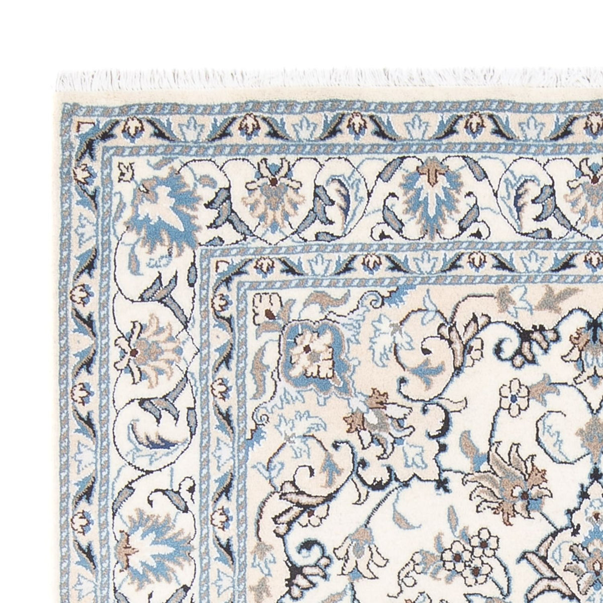 Tapis persan - Nain - Royal - 200 x 148 cm - crème