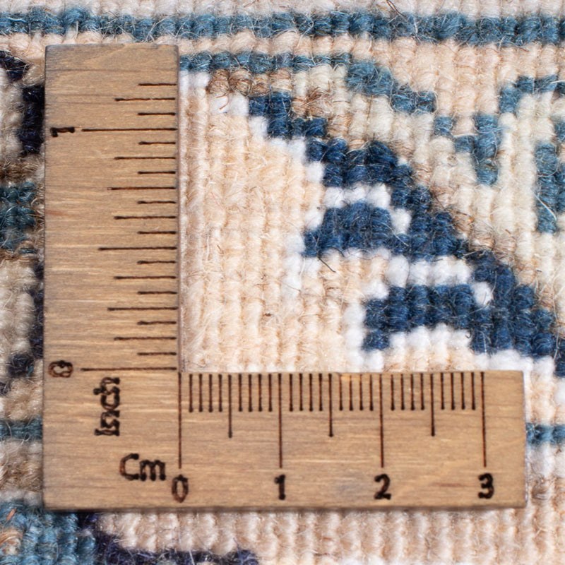 Tapis persan - Nain - Royal - 194 x 145 cm - bleu foncé