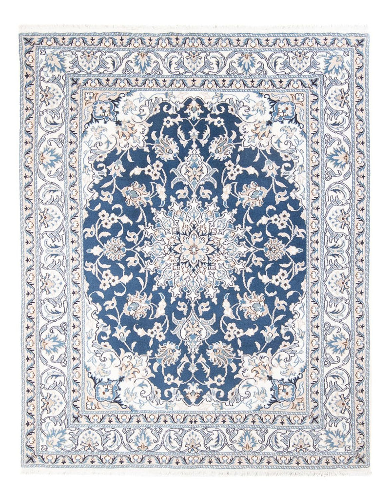 Tapis persan - Nain - Royal - 194 x 152 cm - bleu