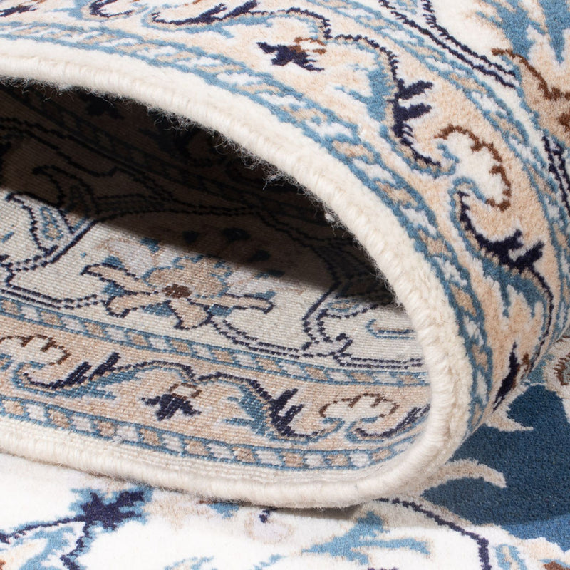 Tapis persan - Nain - Royal - 194 x 152 cm - bleu