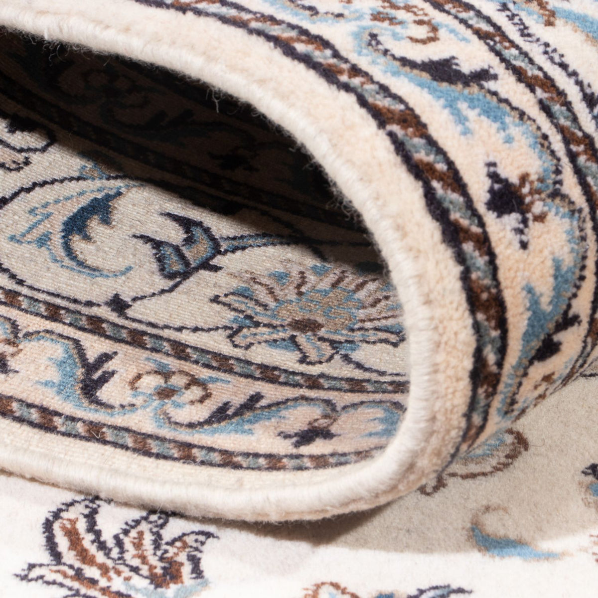 Tapis persan - Nain - Royal - 210 x 144 cm - crème