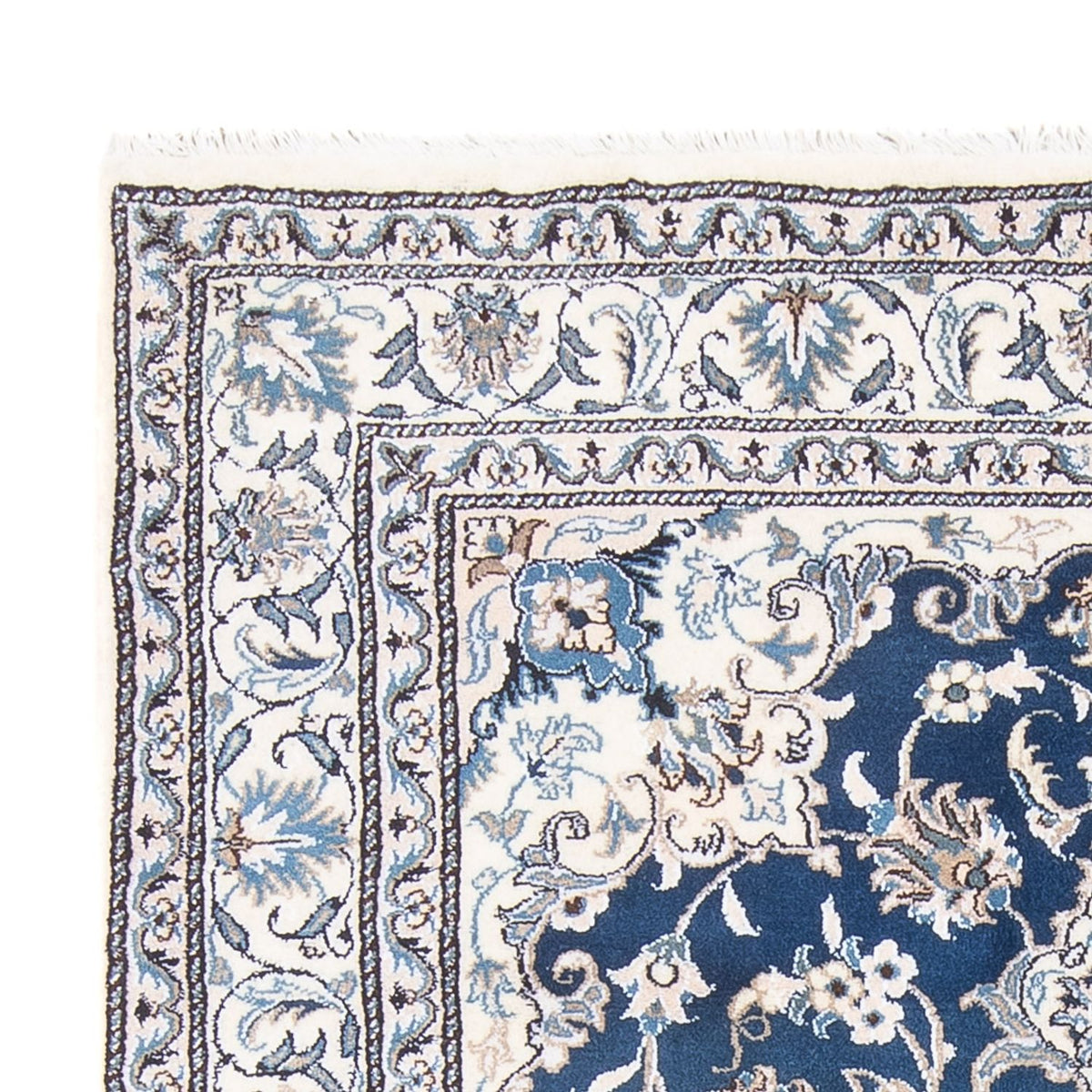 Tapis persan - Nain - Royal - 207 x 151 cm - bleu