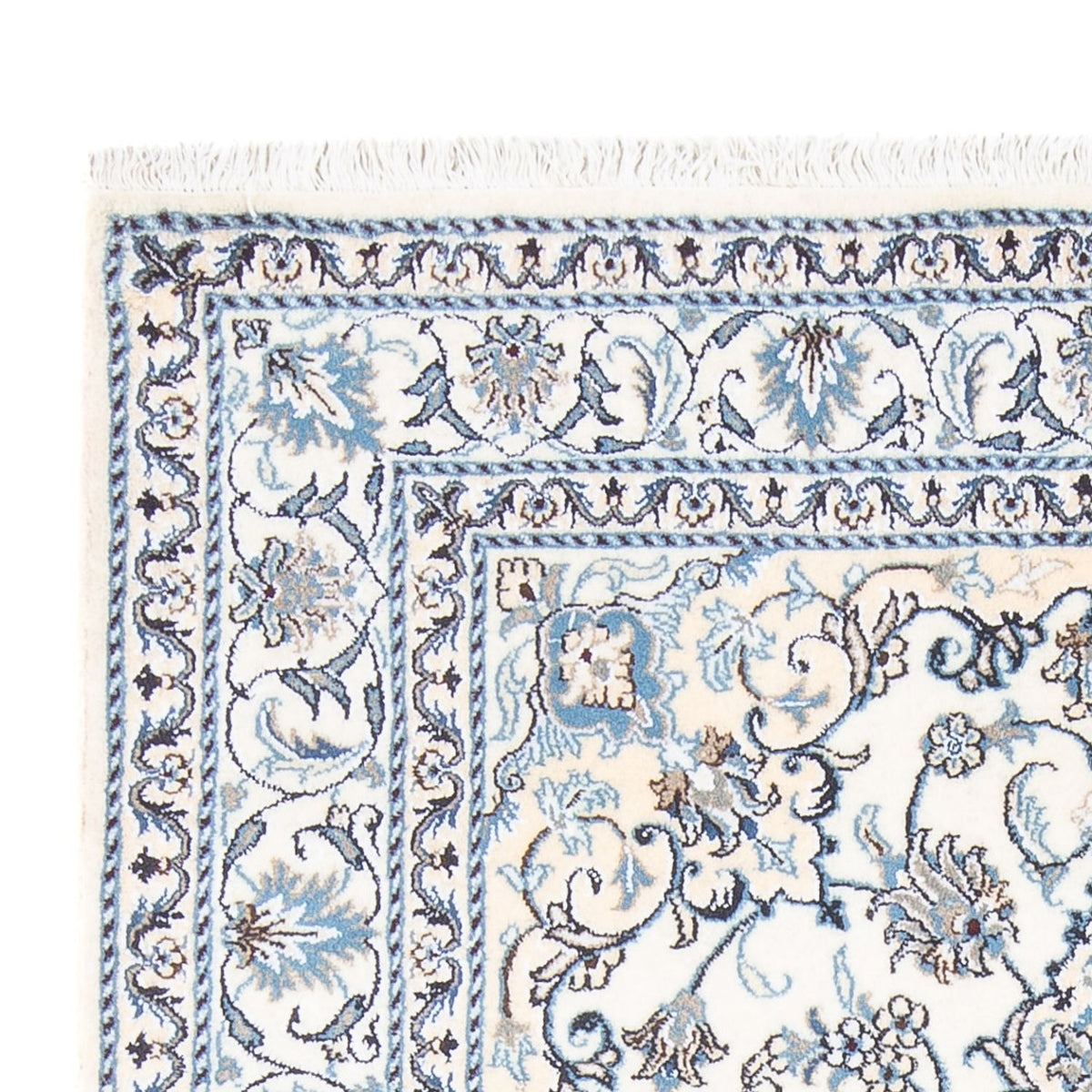 Tapis persan - Nain - Royal - 200 x 150 cm - crème