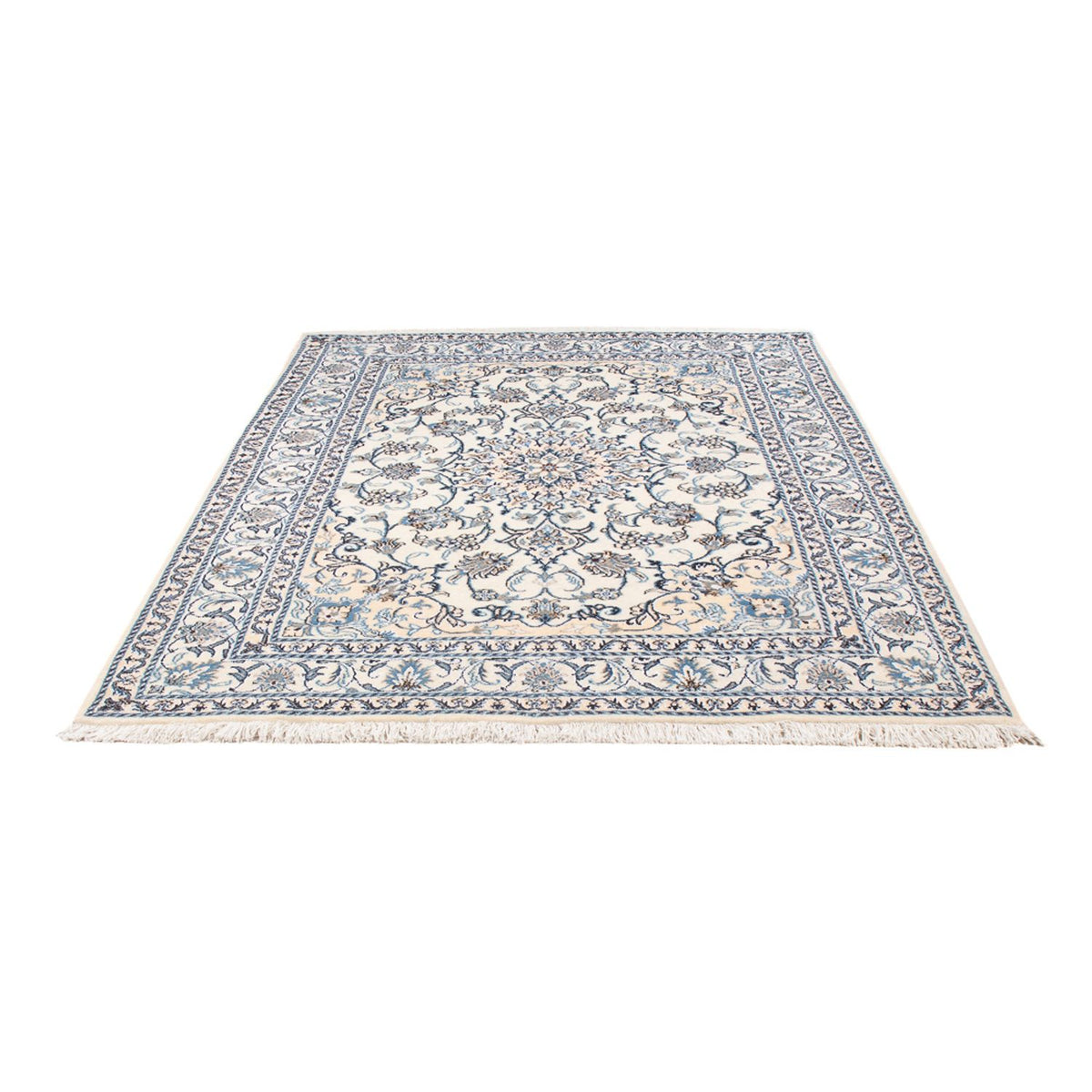 Tapis persan - Nain - Royal - 200 x 150 cm - crème