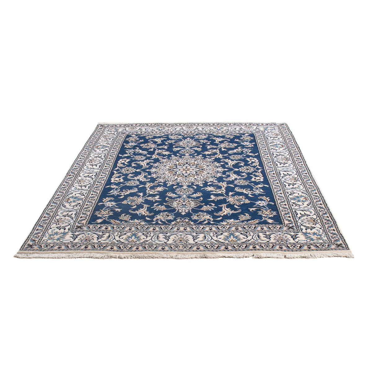 Tapis persan - Nain - Royal - 193 x 148 cm - bleu