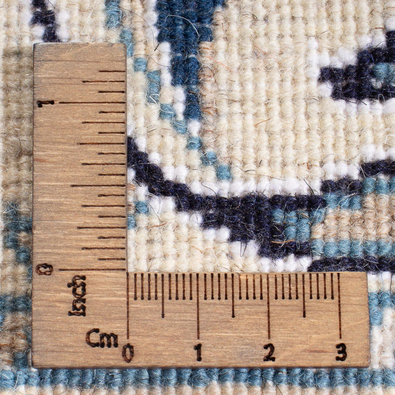 Tapis persan - Nain - Royal - 205 x 146 cm - bleu foncé