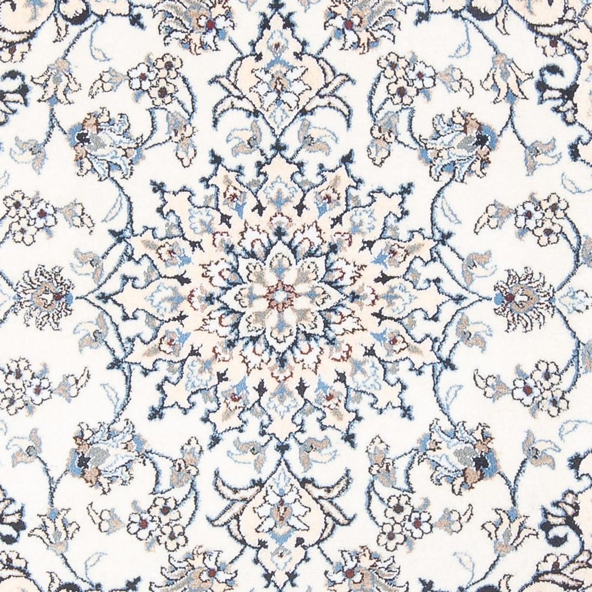 Tapis persan - Nain - Royal - 192 x 145 cm - crème