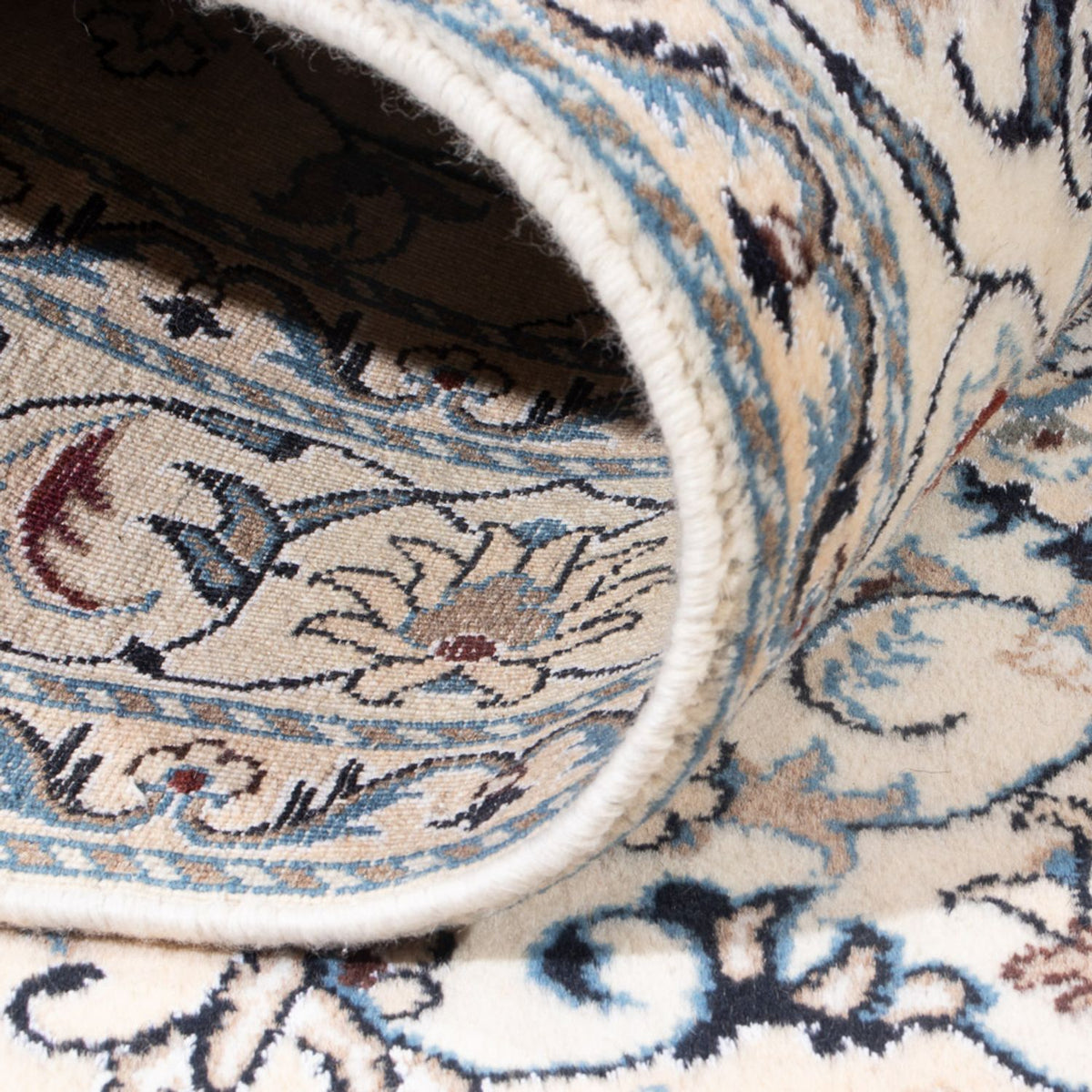 Tapis persan - Nain - Royal - 192 x 145 cm - crème