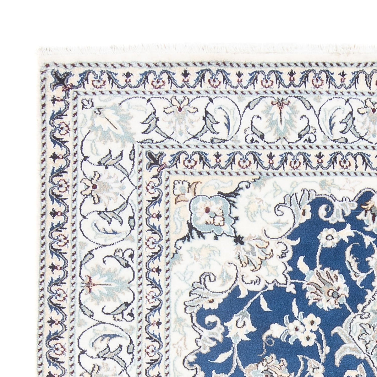 Tapis persan - Nain - Royal - 196 x 151 cm - bleu