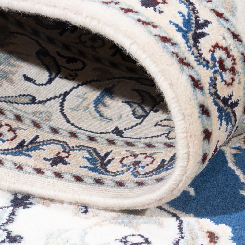 Tapis persan - Nain - Royal - 196 x 151 cm - bleu