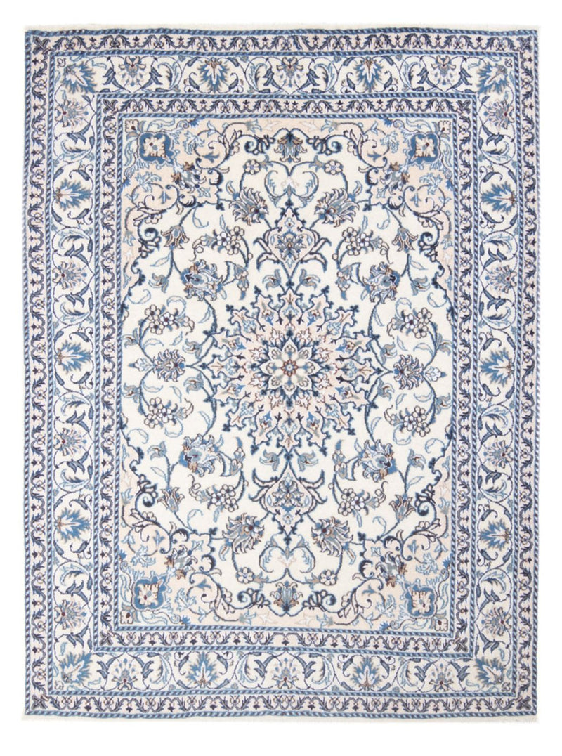 Tapis persan - Nain - Royal - 192 x 148 cm - crème