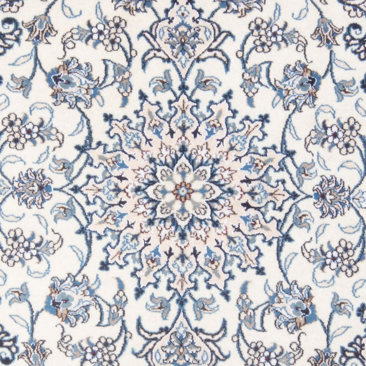 Tapis persan - Nain - Royal - 192 x 148 cm - crème