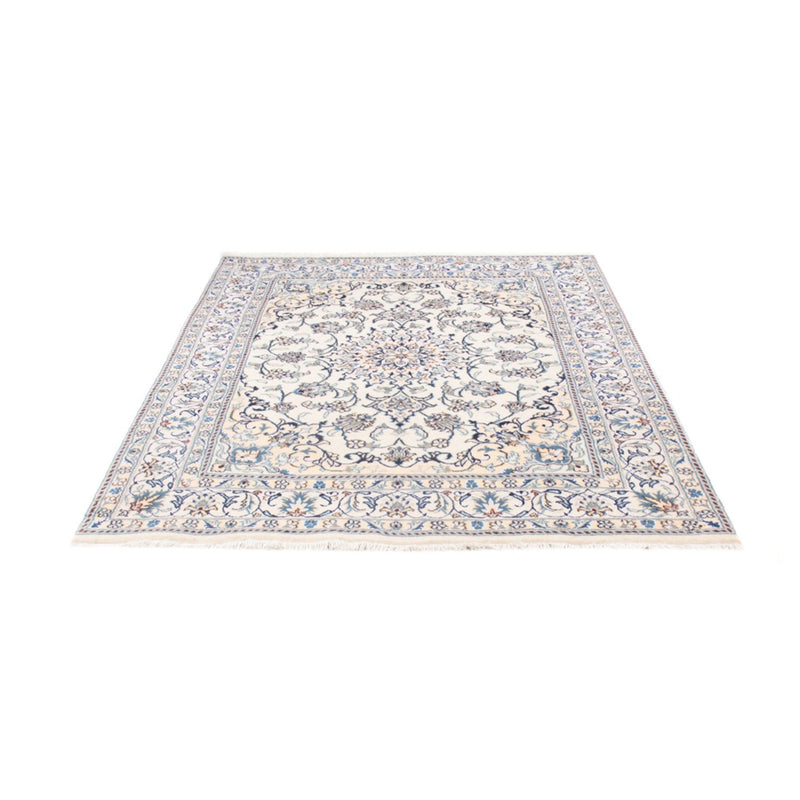 Tapis persan - Nain - Royal - 197 x 144 cm - crème