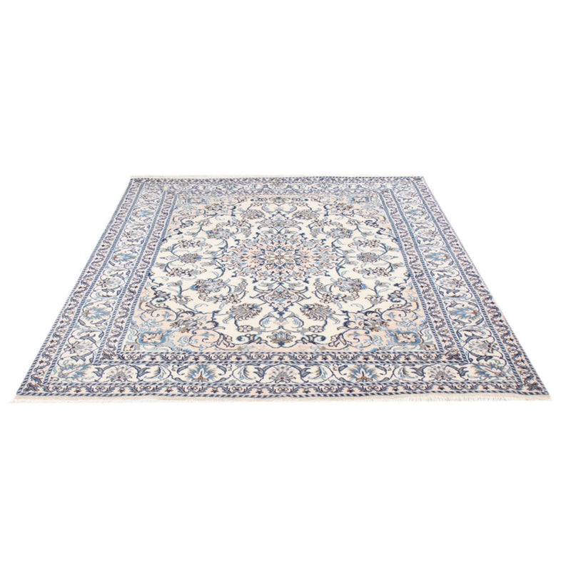 Tapis persan - Nain - Royal - 202 x 147 cm - crème