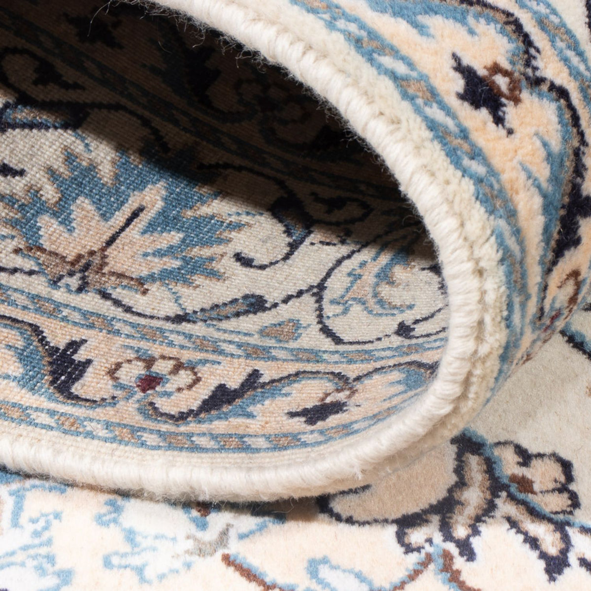 Tapis persan - Nain - Royal - 190 x 148 cm - crème