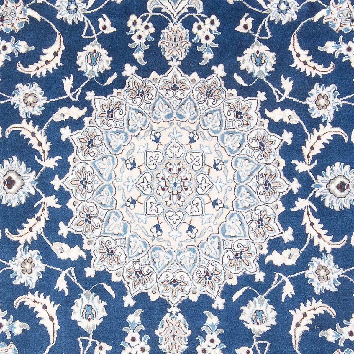 Tapis persan - Nain - 296 x 196 cm - bleu