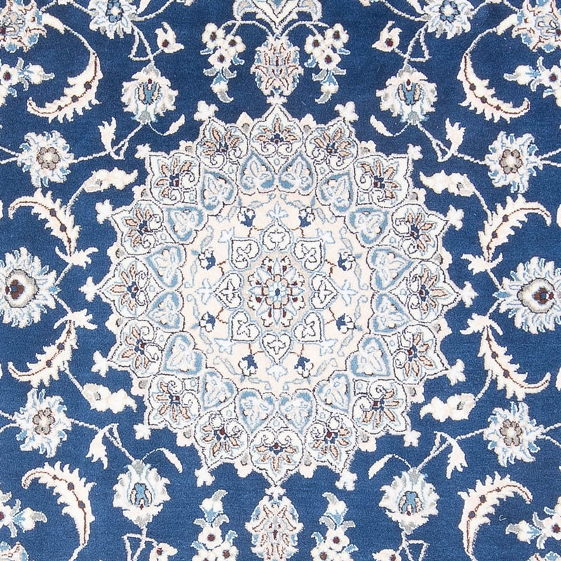 Tapis persan - Nain - 296 x 196 cm - bleu