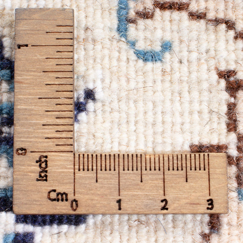 Tapis persan - Nain - 293 x 201 cm - bleu foncé