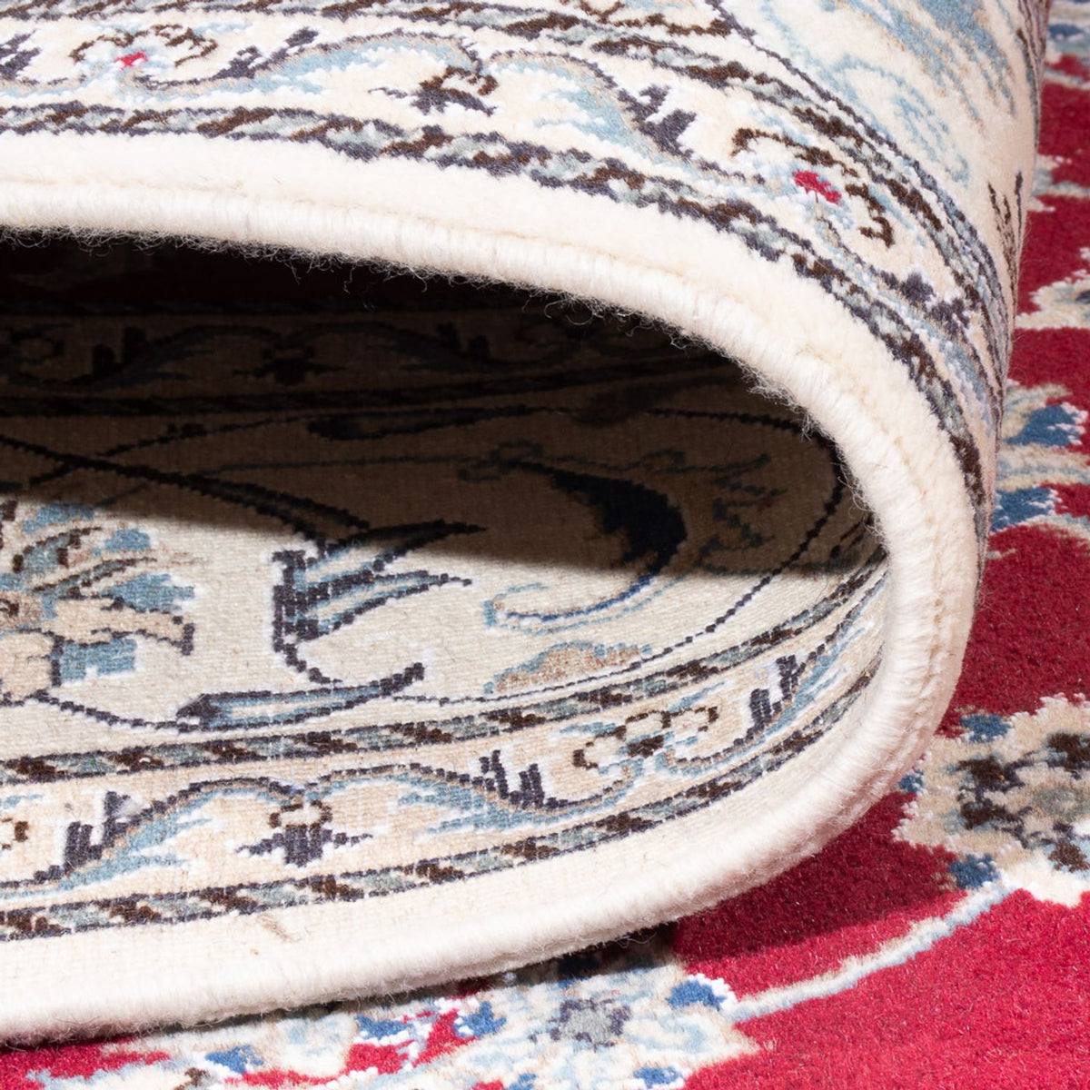 Tapis persan - Nain - 294 x 193 cm - rouge