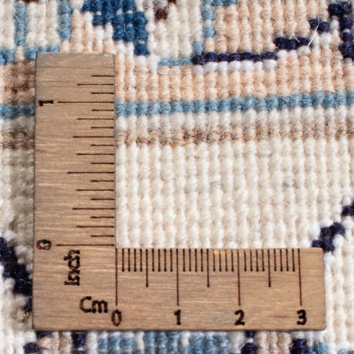 Tapis persan - Nain - 298 x 195 cm - bleu foncé