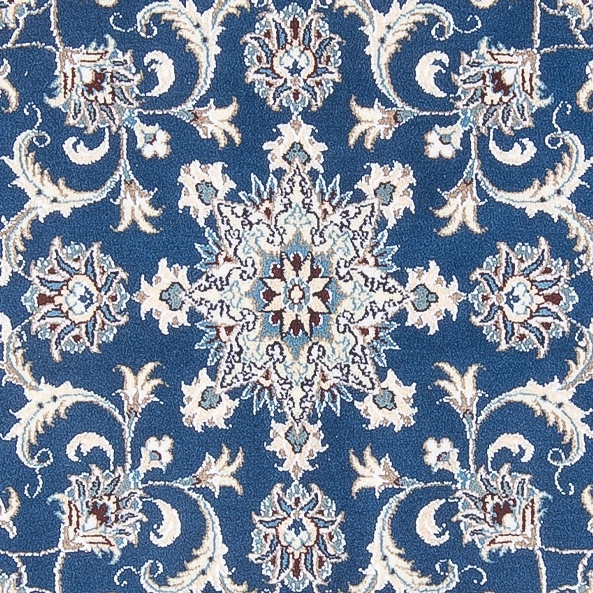 Tapis persan - Nain ronde  - 150 x 150 cm - bleu