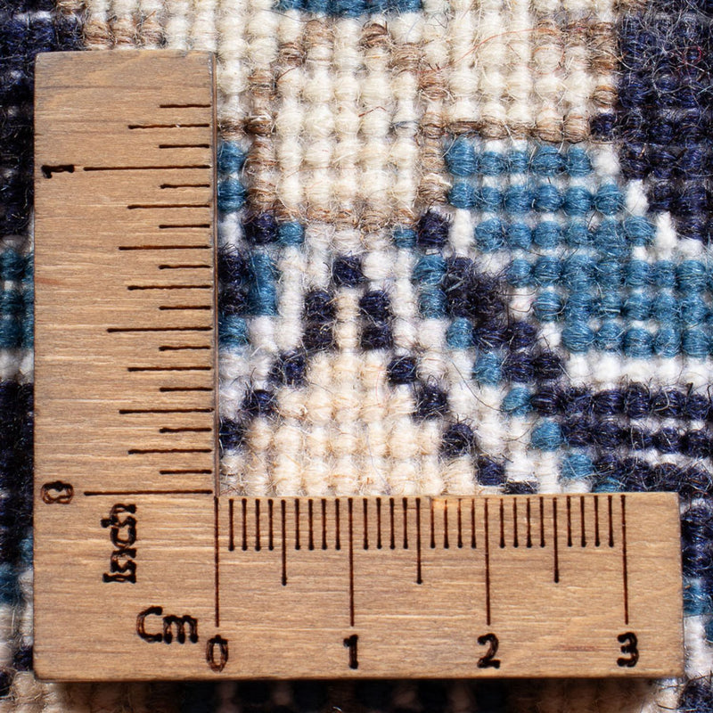 Tapis persan - Nain - Royal - 90 x 60 cm - bleu foncé