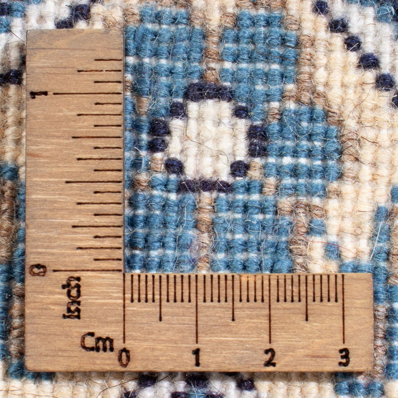 Tapis persan - Nain - Royal - 90 x 60 cm - bleu foncé