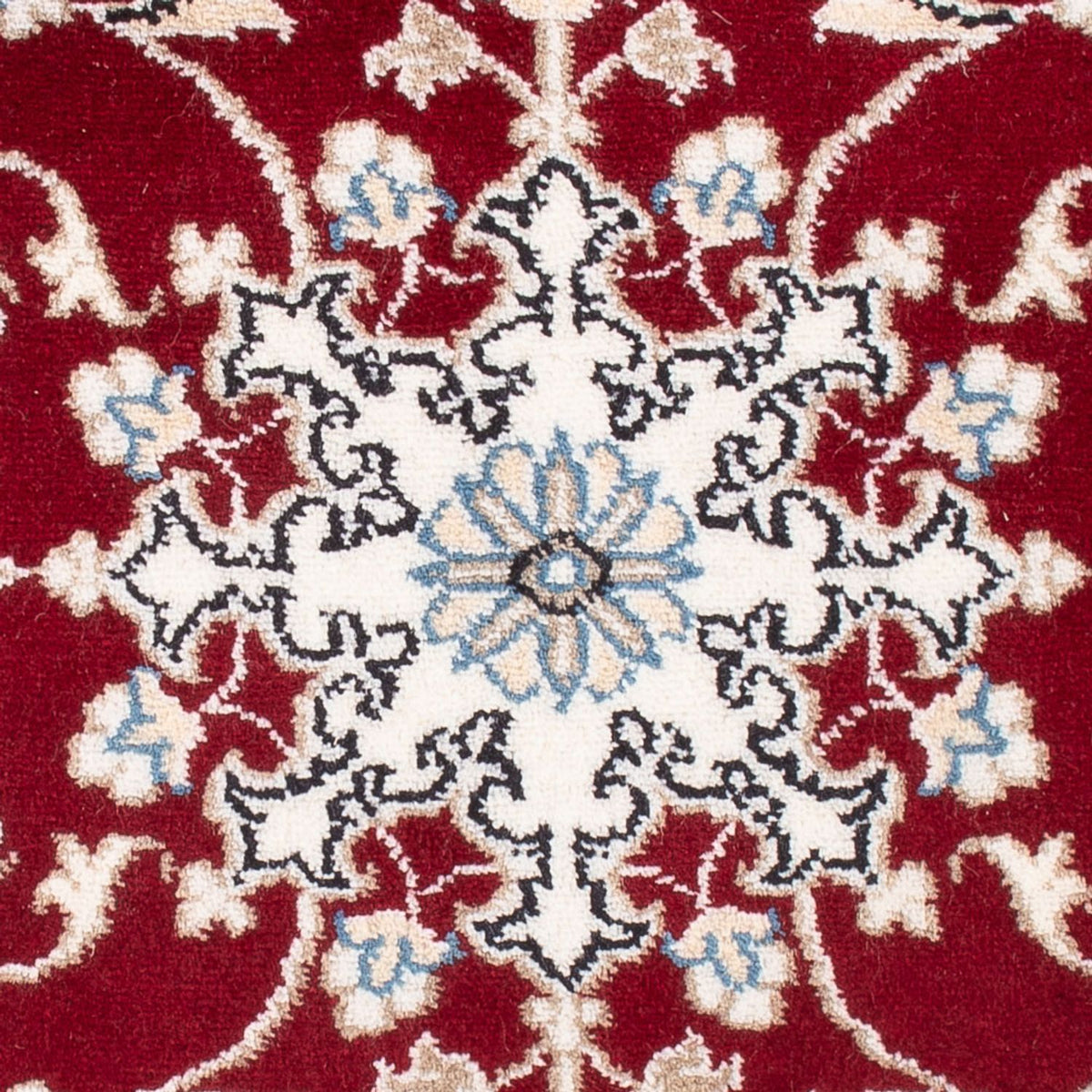 Tapis persan - Nain - Royal - 90 x 60 cm - rouge