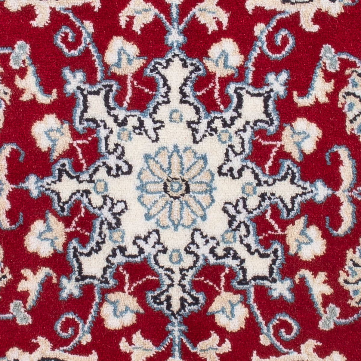 Tapis persan - Nain - Royal - 90 x 60 cm - rouge