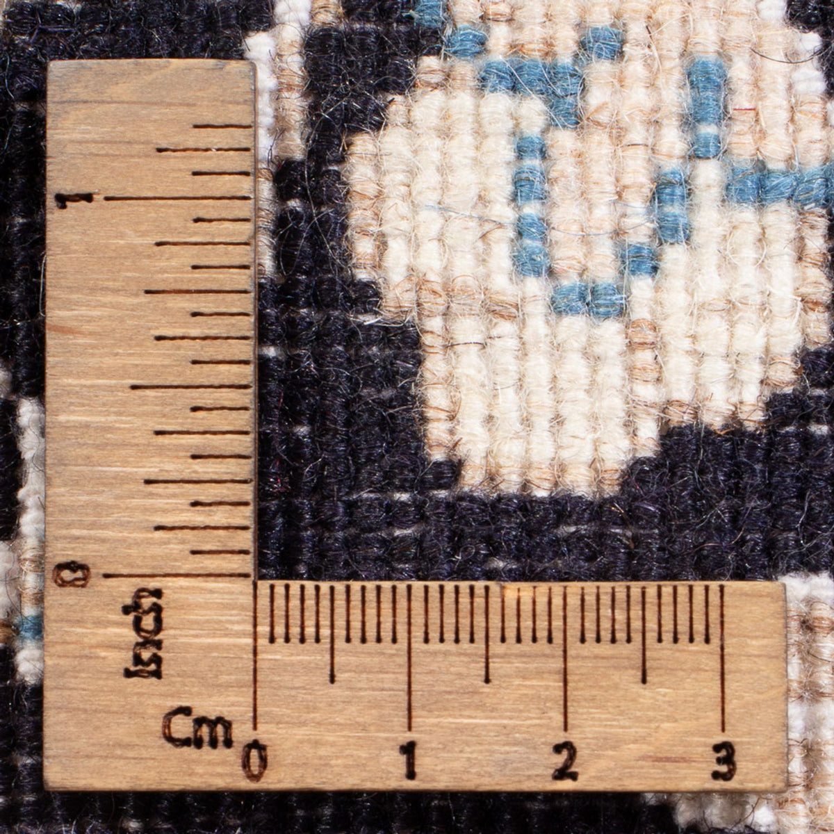 Tapis persan - Nain - Royal - 90 x 60 cm - bleu foncé