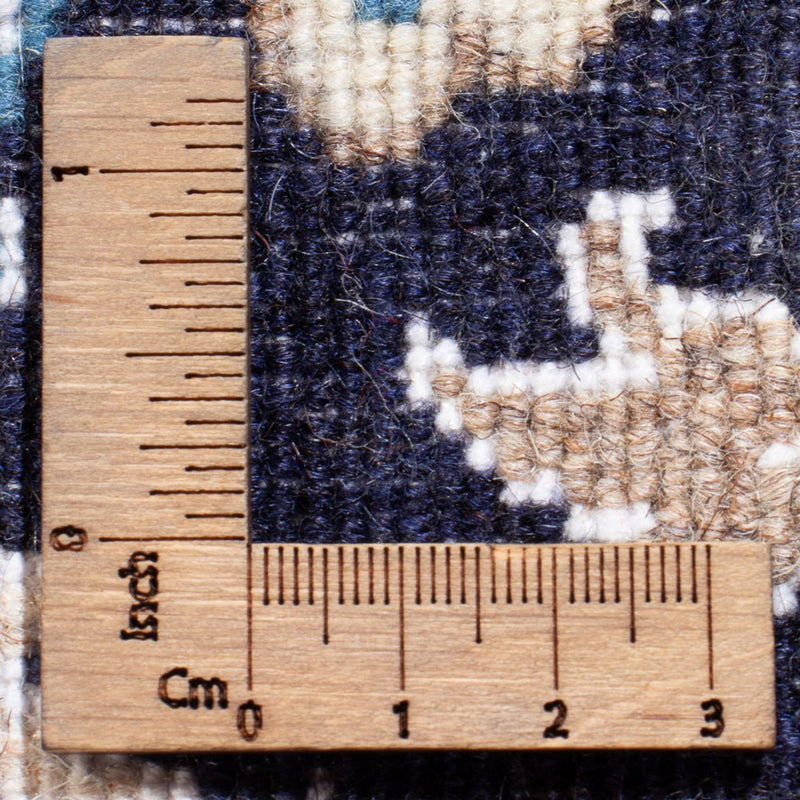 Tapis persan - Nain - Royal - 90 x 60 cm - bleu foncé