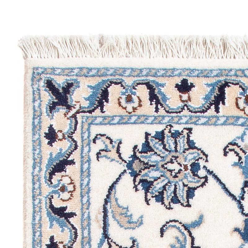 Tapis persan - Nain - Royal - 90 x 60 cm - crème