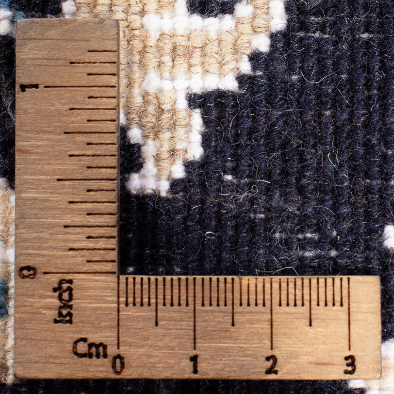 Tapis persan - Nain - Royal - 90 x 60 cm - bleu foncé