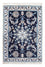 Tapis persan - Nain - Royal - 90 x 60 cm - bleu foncé