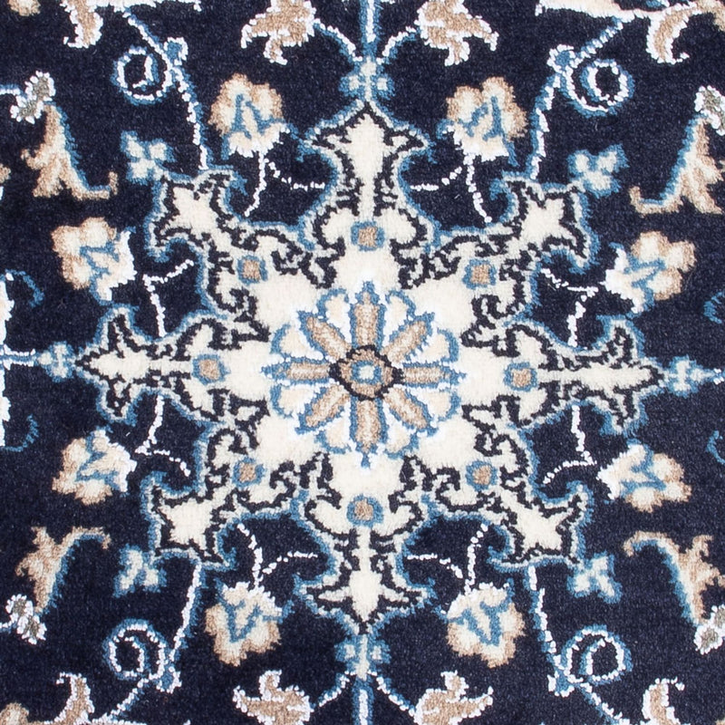 Tapis persan - Nain - Royal - 90 x 60 cm - bleu foncé