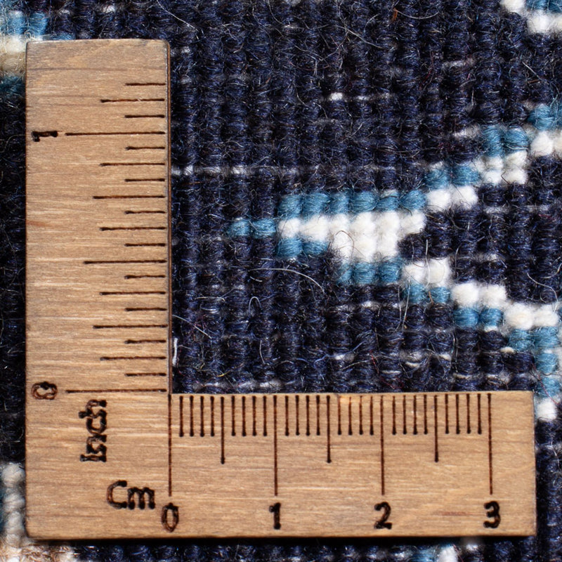 Tapis persan - Nain - Royal - 90 x 60 cm - bleu foncé